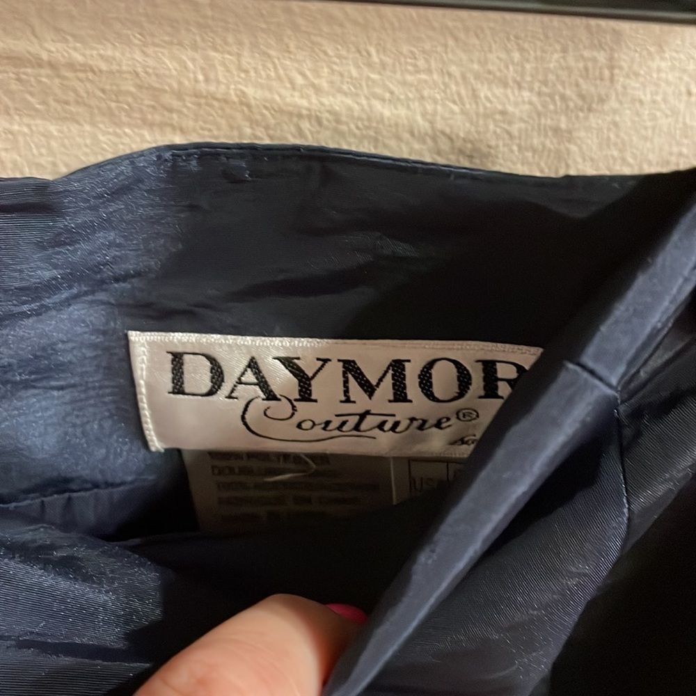 DAYMORE COUTURE 2 piece skirt set FORMAL Evening STUNNING wedding blue 16 - Picture 12 of 17